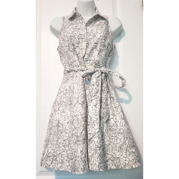 Banana Republic Floral Sleeveless Dress